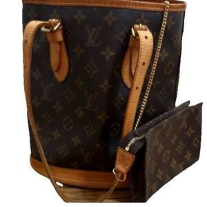 Louis Vuitton Brown Monogram Shoulder Bag